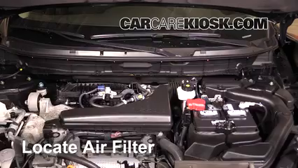 2016 Nissan Rogue S 2.5L 4 Cyl. Filtre à air (moteur) Changement